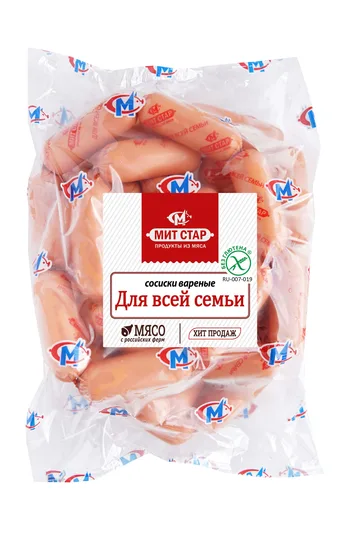 Сосиски вареные «Для всей семьи»