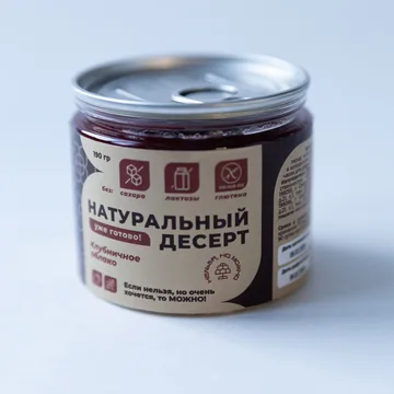 Десерт клубничное облако