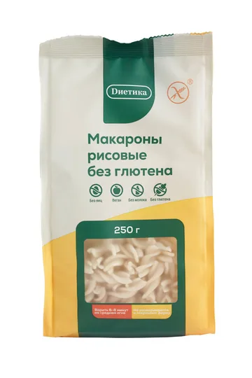Макаронные изделия фигурные из рисовой муки. Спираль