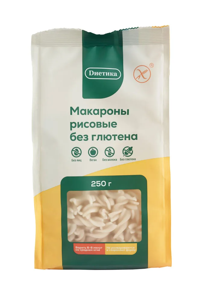 Макаронные изделия фигурные из рисовой муки. Спираль