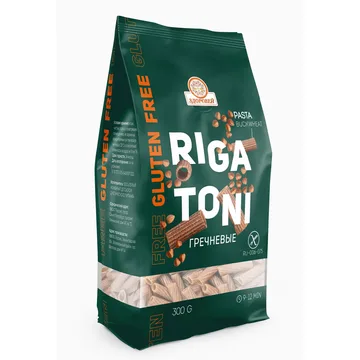 Макаронные изделия из гречневой муки Rigatoni