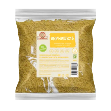 Макаронные изделия из кукурузы и риса «Вермишель»