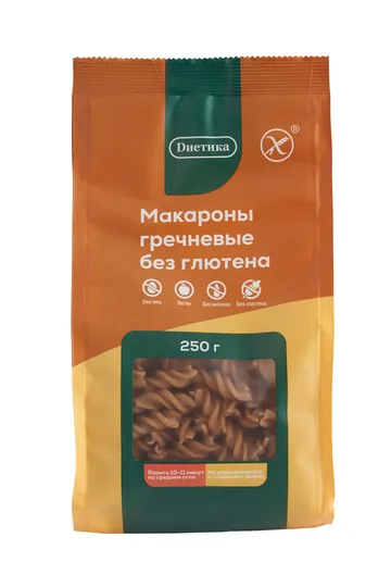 Макаронные изделия фигурные из гречневой муки «Спираль»