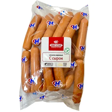 Сосиски вареные «С сыром»
