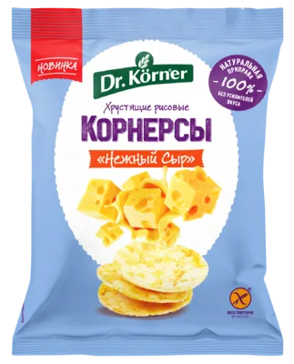 Продукт хрустящий зерновой «Корнерсы рисовые с сыром»