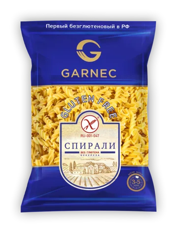 Макаронные изделия без глютена: спираль