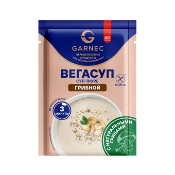Copy: Смесь сухая для приготовления первых блюд. Суп-пюре "ВЕГАСУП" грибной быстрого приготовления