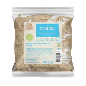 Макаронные изделия из риса «Лапша»