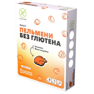 Пельмени без глютена с индейкой