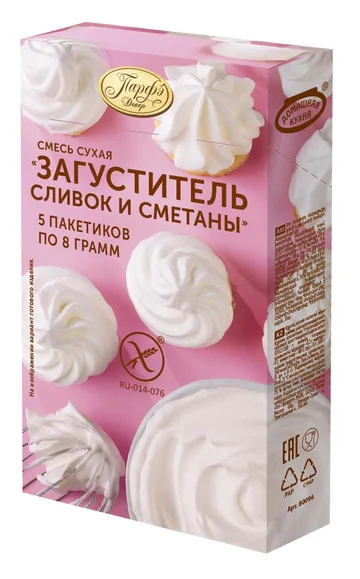 Загуститель для сливок и сметаны, 40г