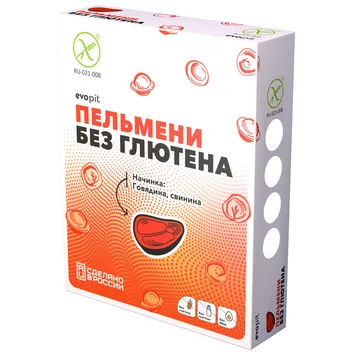 Пельмени без глютена с говядиной и свининой
