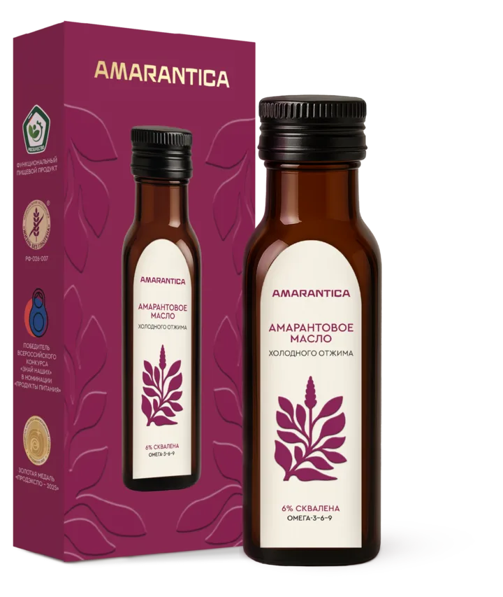 Масло амарантовое нерафинированное ТМ "Amarantica"