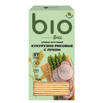 Хлебцы хрустящие кукурузно-рисовые с луком
