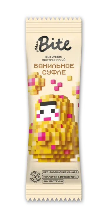 Батончик протеиновый глазированный со вкусом «Ванильное суфле»