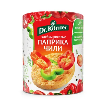 Хлебцы кукурузно-рисовые Dr.Korner с паприкой и чили