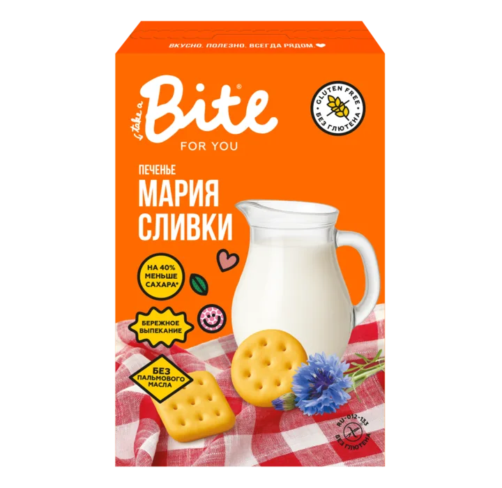 Печенье безглютеновое со вкусом «Сливки» *не содержит следов молока